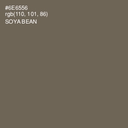 #6E6556 - Soya Bean Color Image